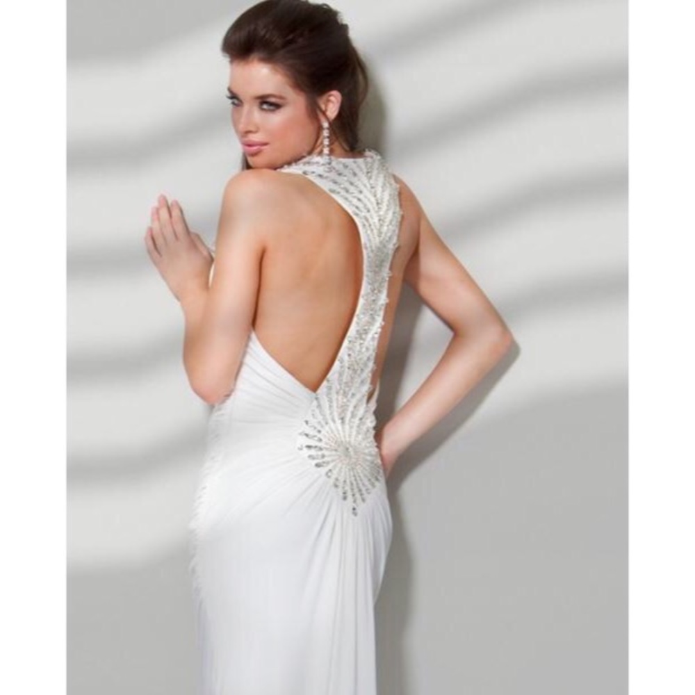 Jovani Off White Dress